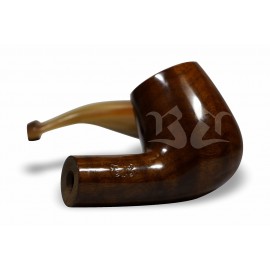 Cachimbo Bertoldi Elite Natural Curvo Peça Única